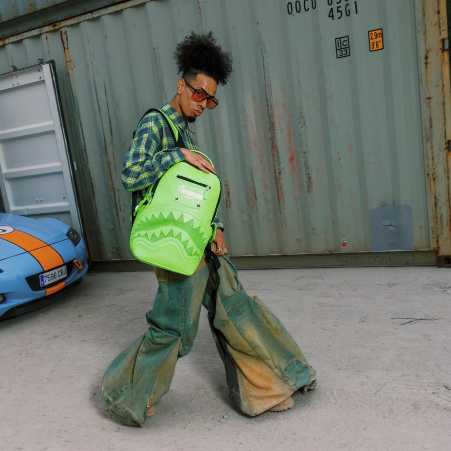 Sprayground Backpack - Shockwave Green